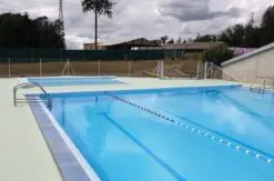 Piscine vue extérieur